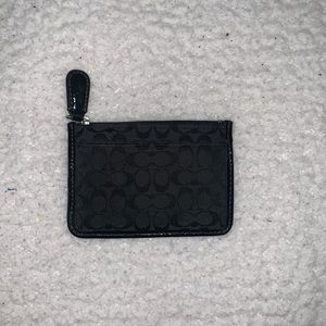 Mini COACH Black Wallet/Coin Purse